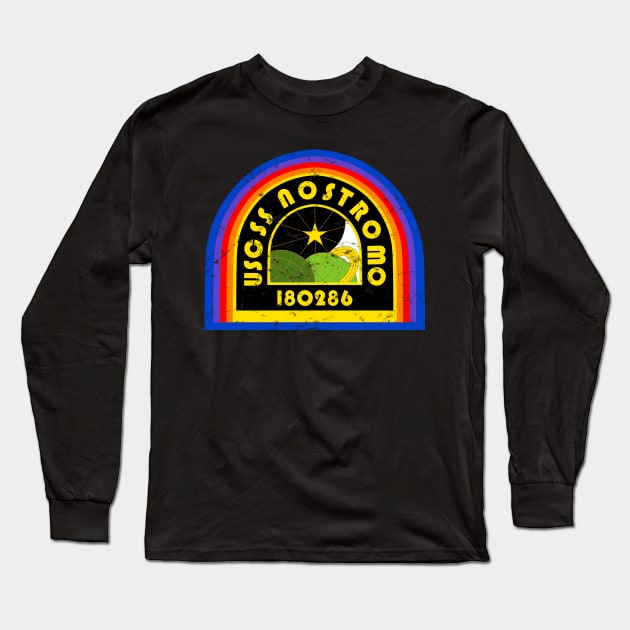 Nostromo Patch Long Sleeve T-Shirt by synaptyx